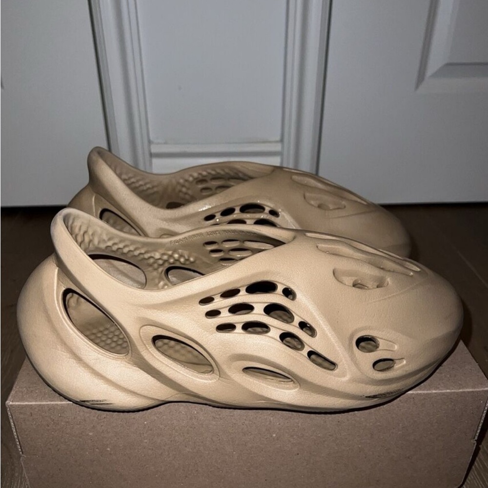 Beige Slip-On Foam Shoes